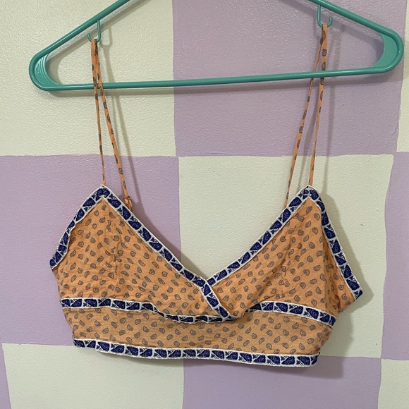 *3 for $12* Urban Outfitters Boho Paisley Bralette - Picture 9 of 9